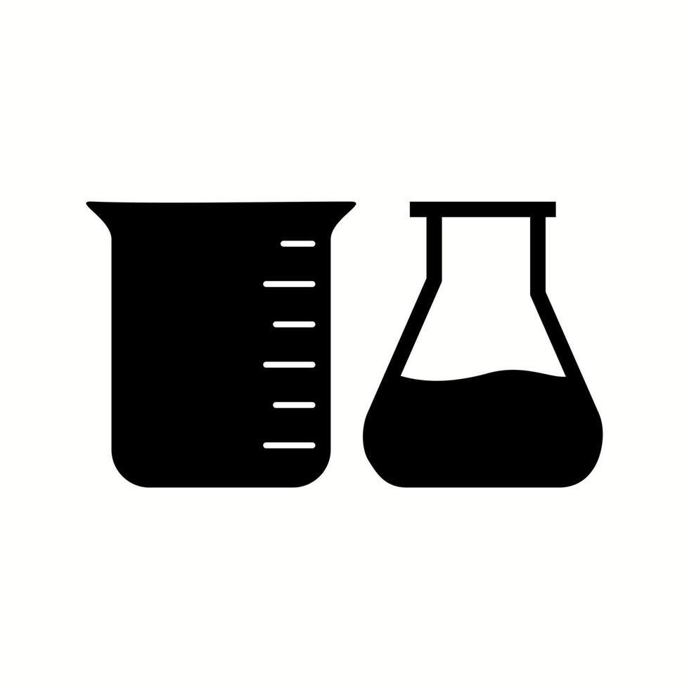 icône de glyphe de vecteur de produits chimiques uniques