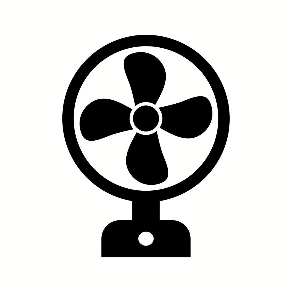 icône de glyphe de vecteur de ventilateur unique