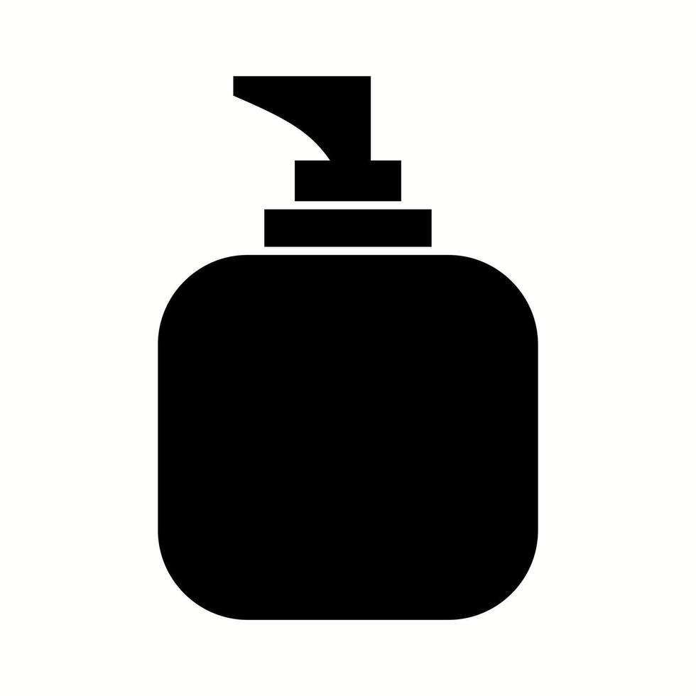 icône de glyphe de vecteur de lotion unique