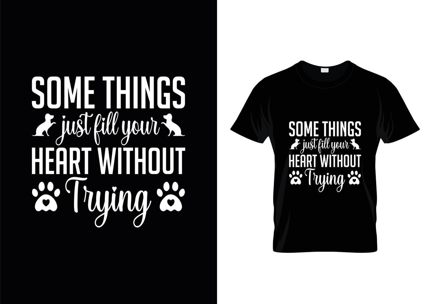 vecteur de conception de t-shirt de typographie de chiens, conception de t-shirt de citations d'amant de chien.