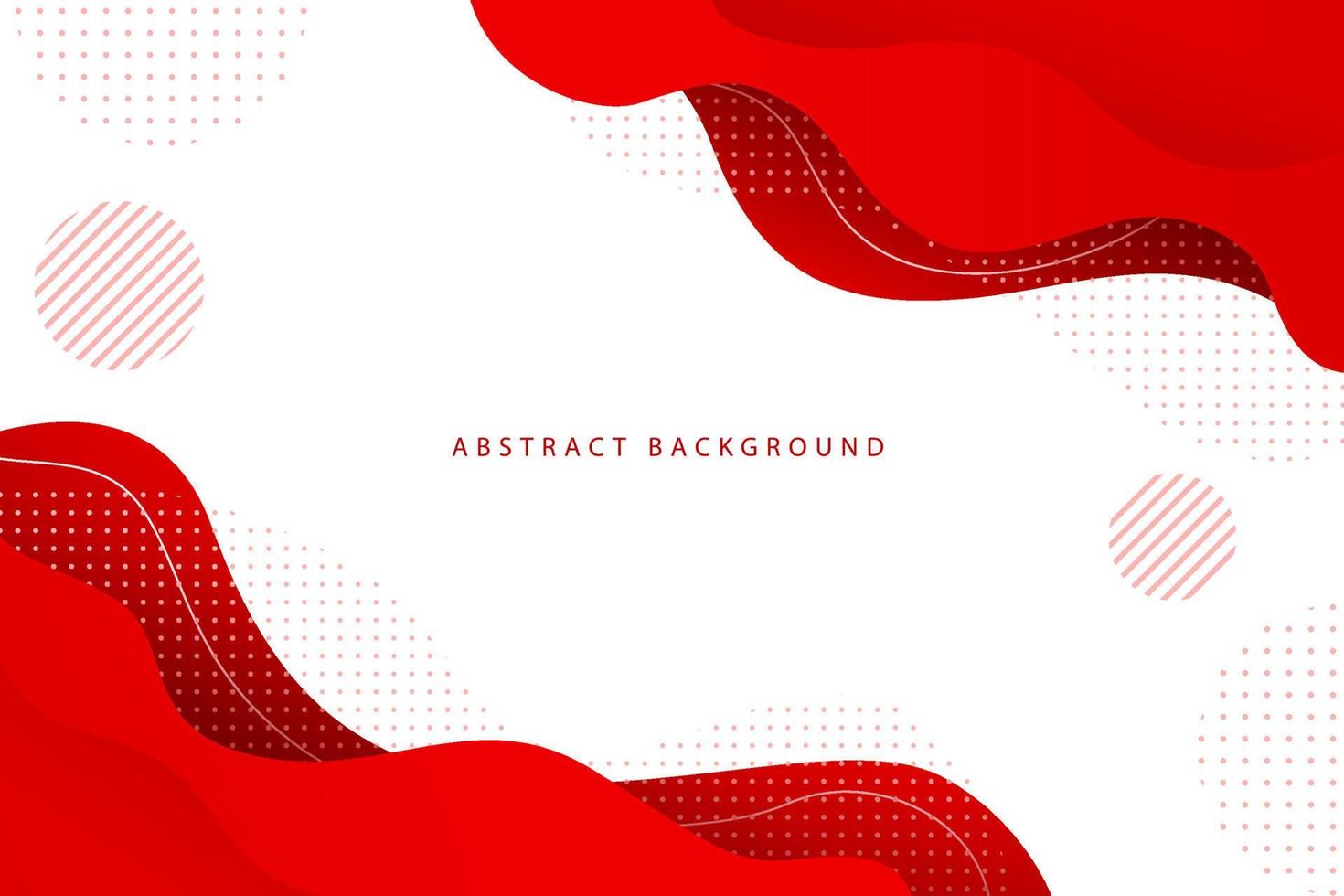 fond ondulé moderne abstrait rouge avec motif vecteur