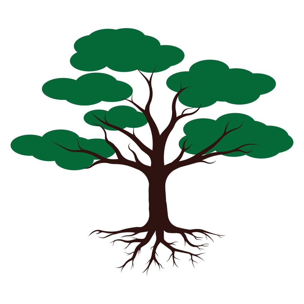 vecteur de logo d'arbre