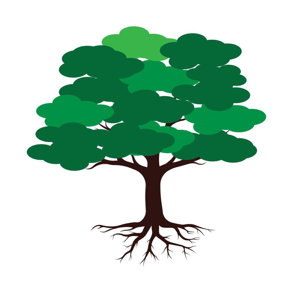 vecteur de logo d'arbre