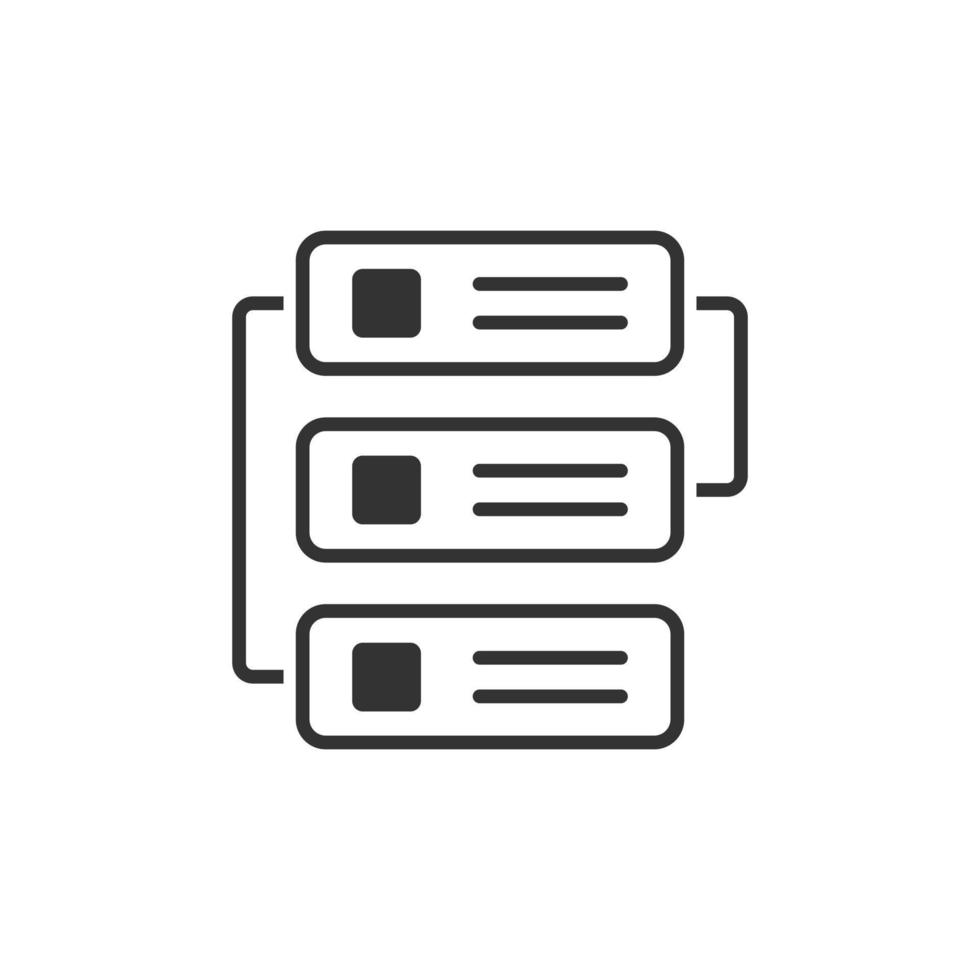 icône d'amélioration dans un style plat. illustration vectorielle d'efficacité sur fond blanc isolé. concept d'entreprise de productivité. vecteur