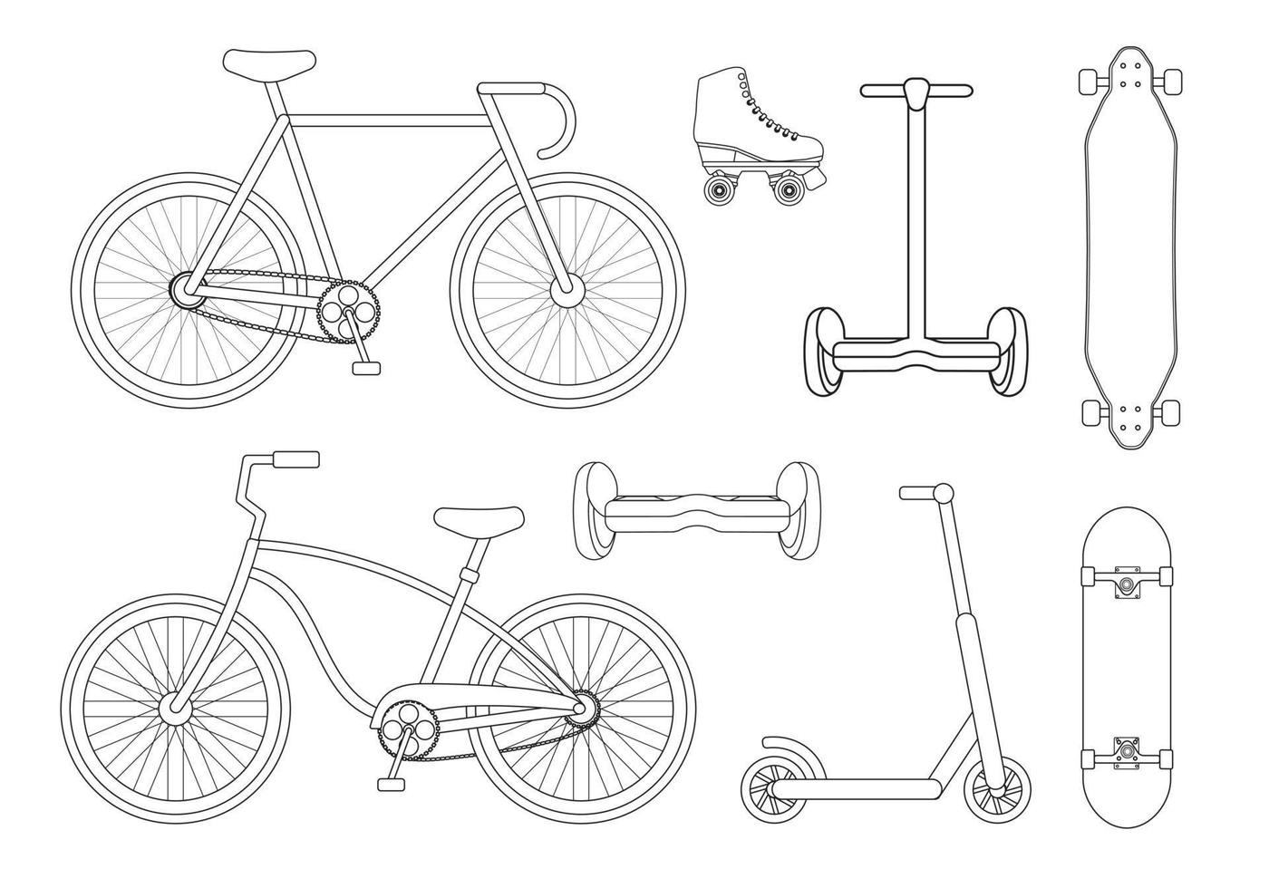 ensemble d'activités sportives vecteur