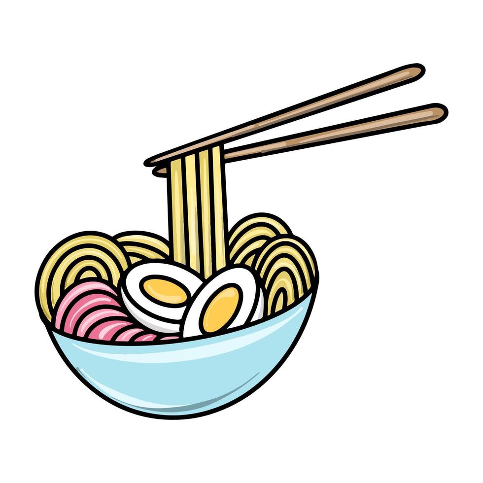 vecteur ramen design plat japon icône