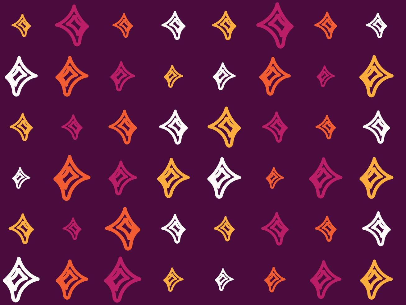 Le tissu aztèque de dessin d'étoiles à main levée imprime un motif sans couture ouzbek ikat-produit de soie traditionnel en ouzbékistan et en asie centrale, vecteur