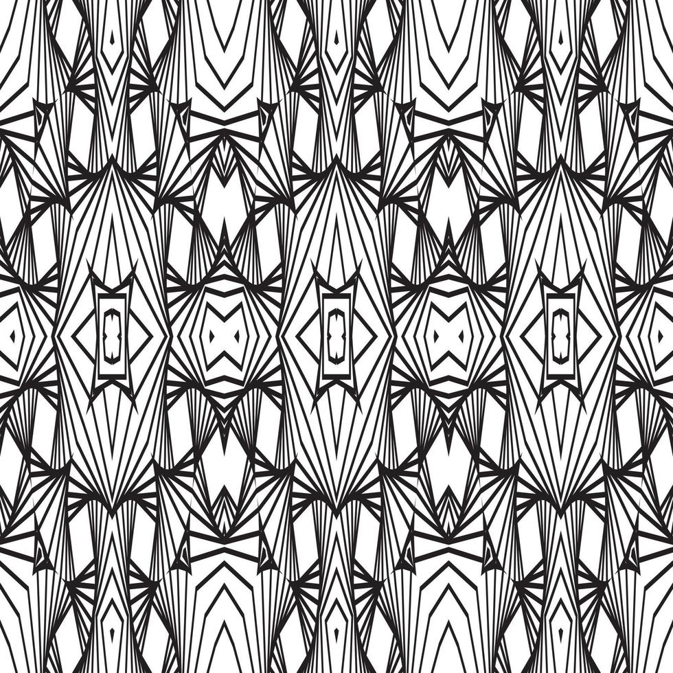 motif harmonieux abstrait de lignes 3d ondulées monochromes. sur un fond blanc. formes géométriques des lignes noires. vecteur