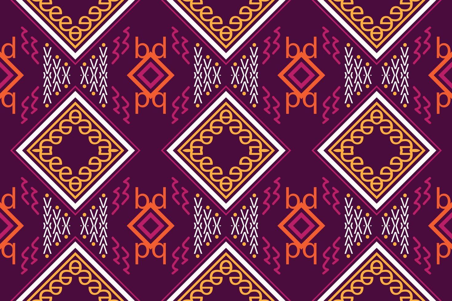 modèle sans couture ikat texture ikat batik textile modèle sans couture conception de vecteur numérique pour impression saree kurti borneo frontière de tissu symboles de brosse échantillons élégants