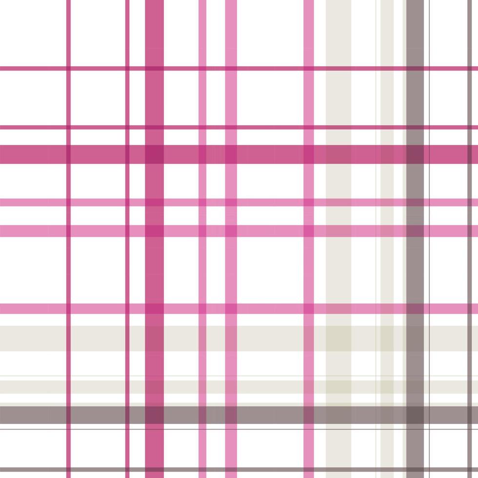 vérifier la texture de conception de tissu de motif de plaid de buffle les blocs de couleur résultants se répètent verticalement et horizontalement dans un motif distinctif de carrés et de lignes connu sous le nom de sett. le tartan est à carreaux vecteur