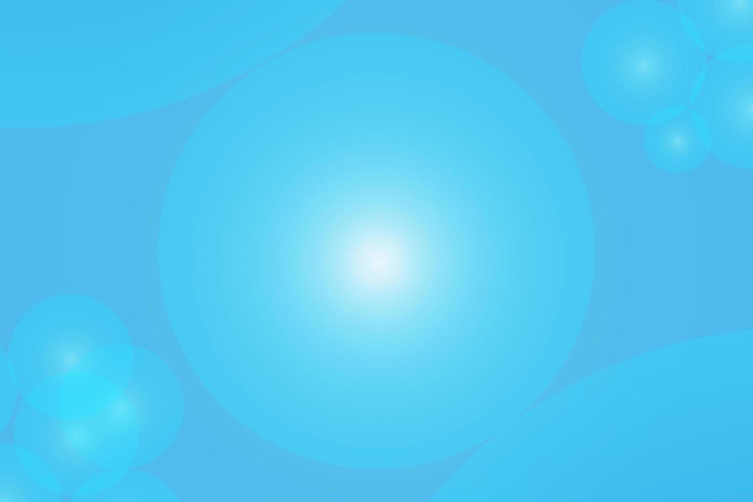 fond de forme de cercle vecteur bleu abstrait