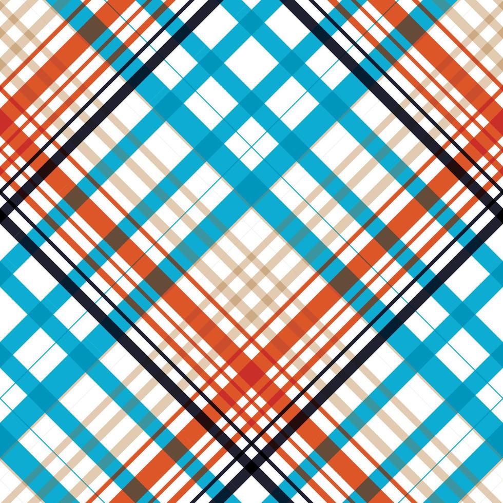 motif à carreaux textile sans couture les blocs de couleur qui en résultent se répètent verticalement et horizontalement dans un motif distinctif de carrés et de lignes connu sous le nom de sett. le tartan est souvent appelé plaid vecteur