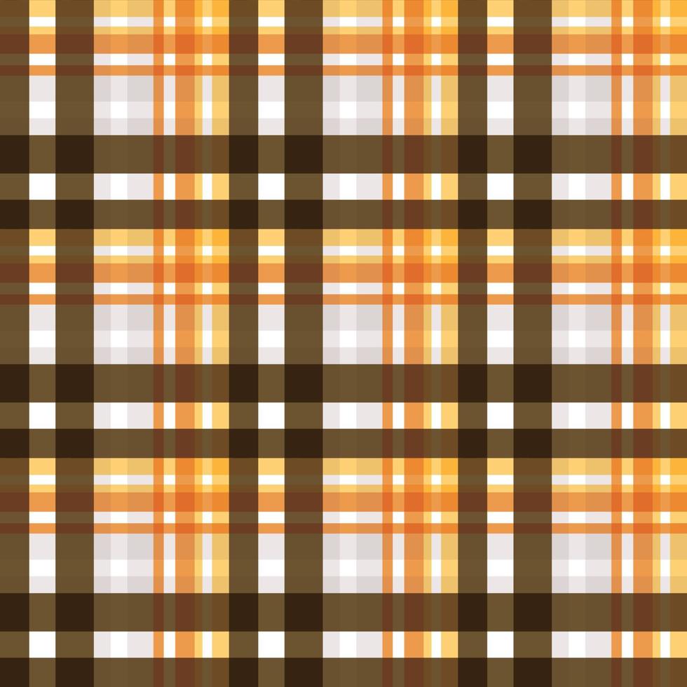 La texture du motif à carreaux est un tissu à motifs composé de bandes entrecroisées, horizontales et verticales de plusieurs couleurs. les tartans sont considérés comme une icône culturelle de l'écosse. vecteur