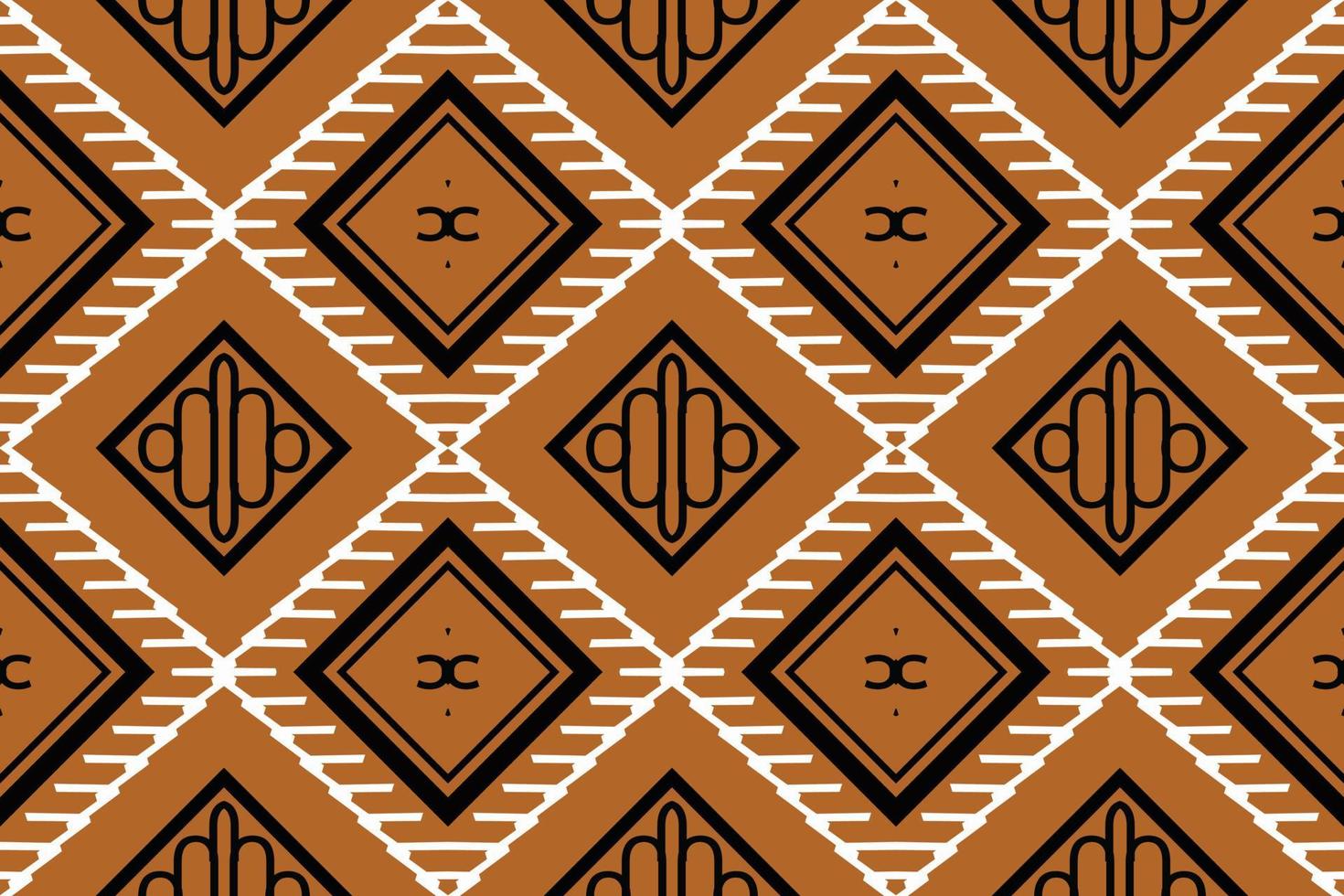 vecteur de motif ethnique. broderie sans couture ikat, vecteurs de motifs ethniques traditionnels c'est un motif créé en combinant des formes géométriques. conception pour l'impression. utilisation dans l'industrie de la mode.