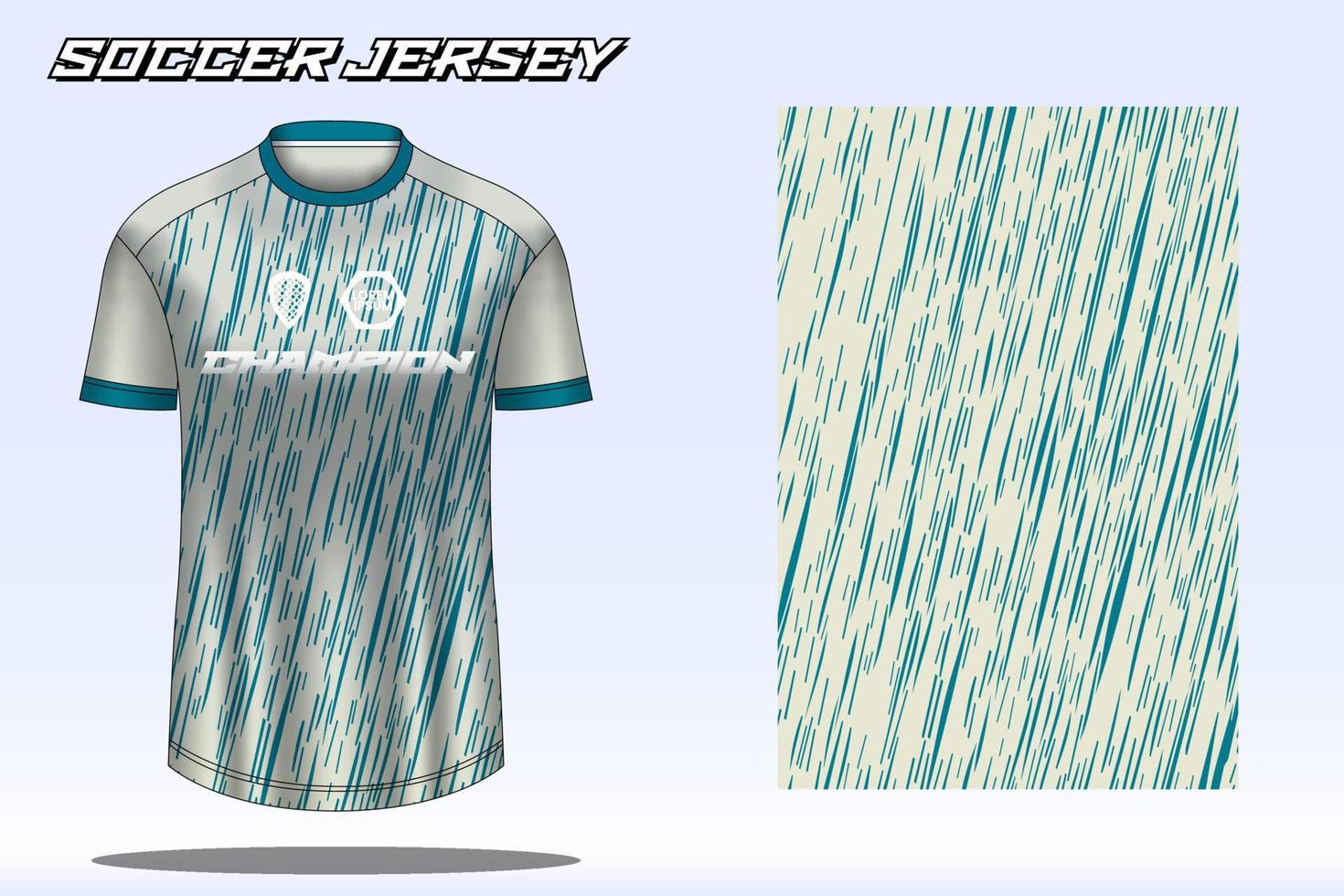 maquette de conception de t-shirt de sport de maillot de football pour le club de football 18 vecteur