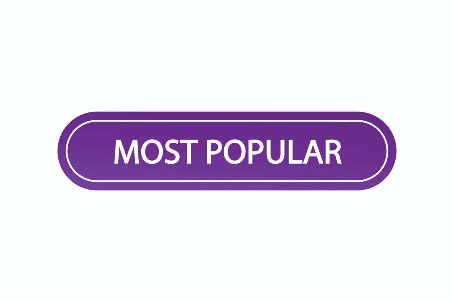 vecteurs de bouton les plus populaires. vecteur