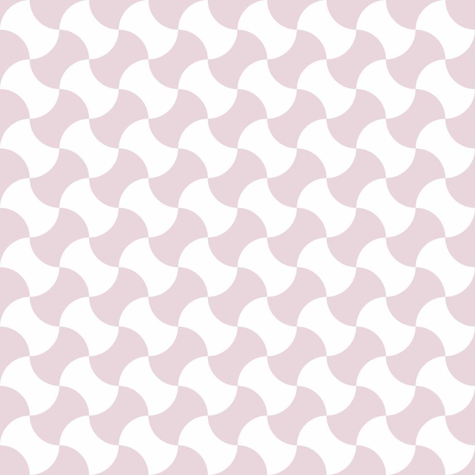 motif de brique rose nude et blanc pastel, répétition vectorielle, géométrique. vecteur
