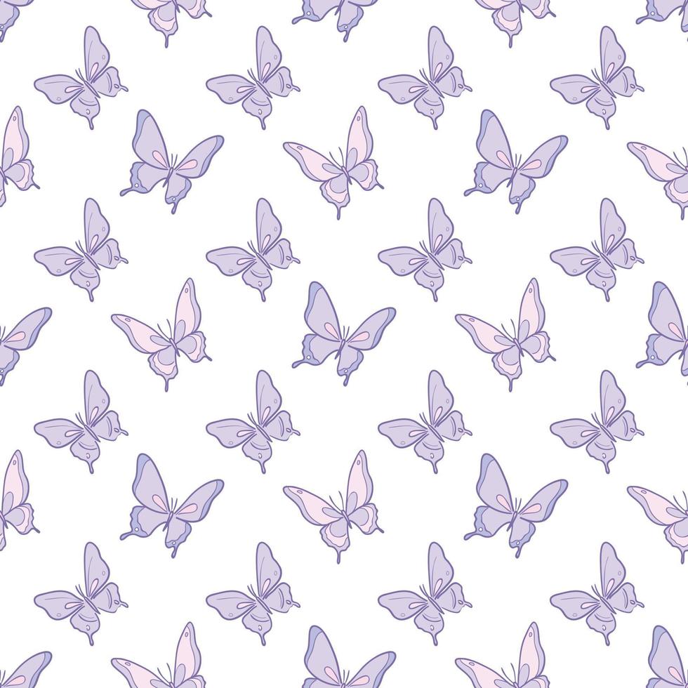 fond de motif vectoriel papillon violet.