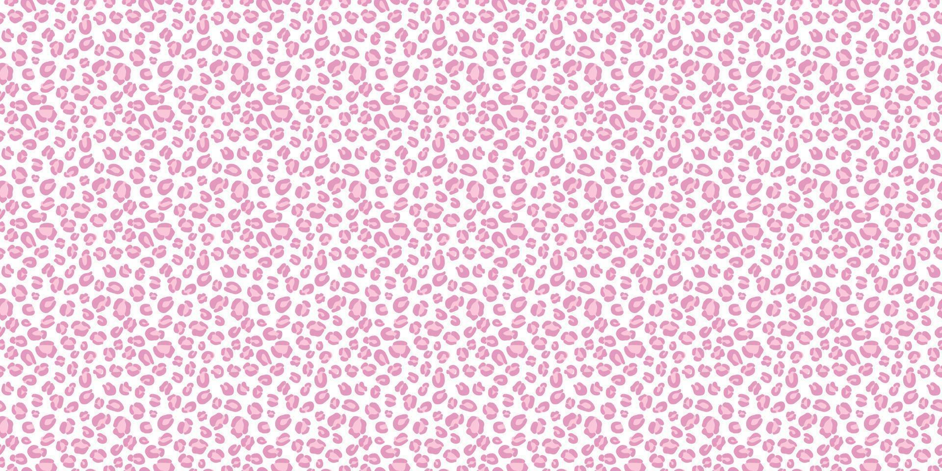 fond de motif vectoriel sans couture guépard, rose pastel, girly.