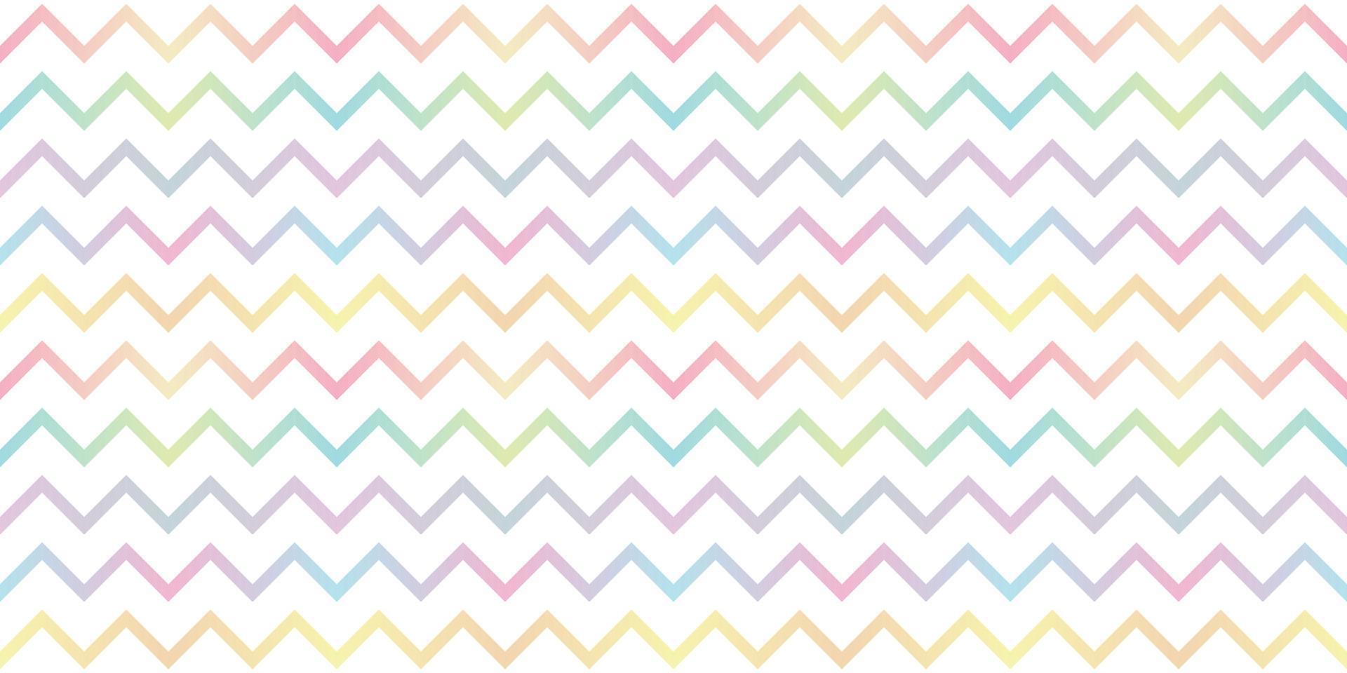 motif en zigzag coloré et dégradé, répétition vectorielle vecteur