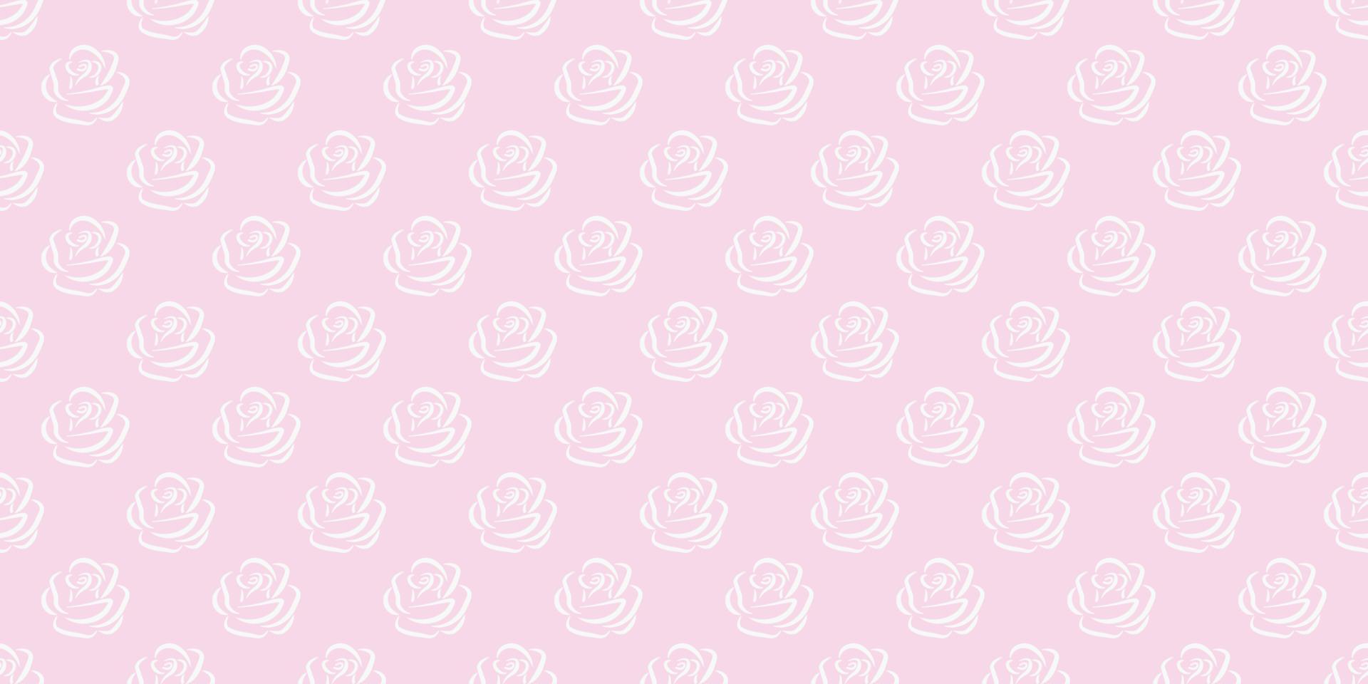 fond de motif de répétition sans couture rose et blanc rose. vecteur