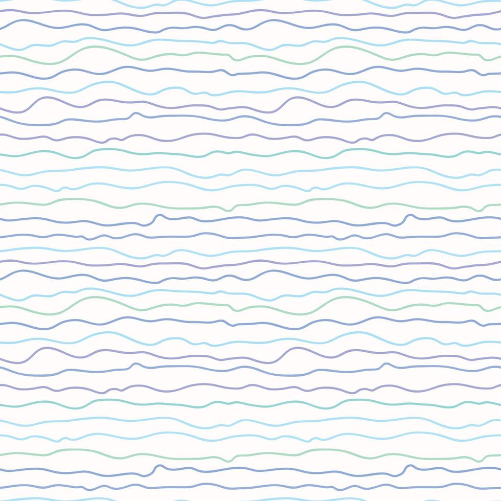 motif de répétition sans soudure de lignes ondulées abstraites vecteur