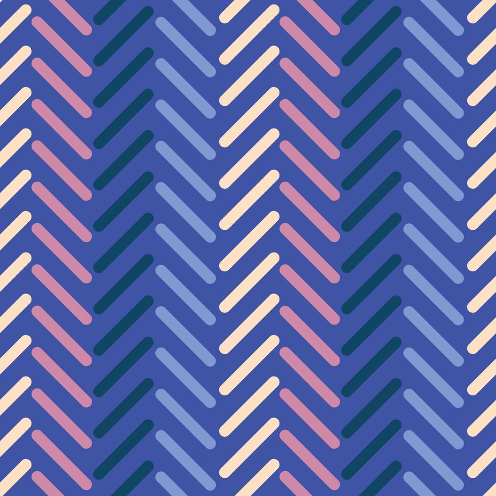 motif chevron vectoriel, fond abstrait géométrique bleu foncé vecteur