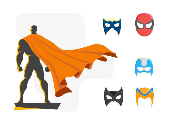 Free Super Heroes Vector gratuit