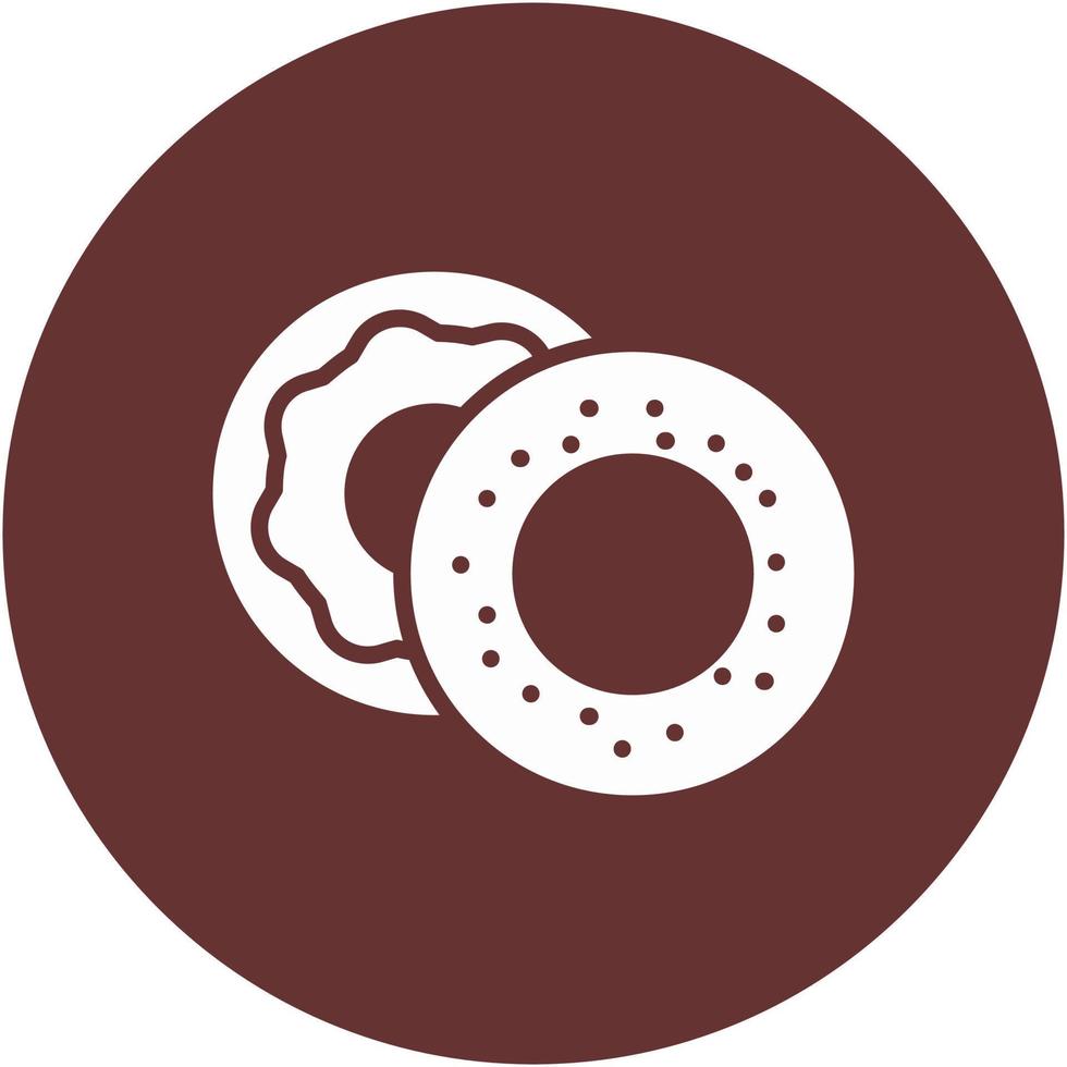 icône de vecteur de bagel