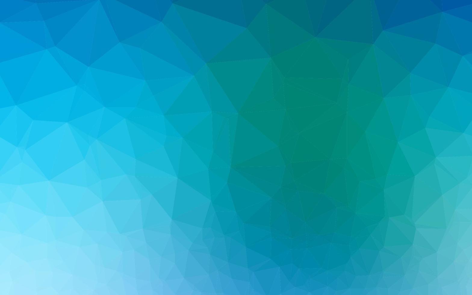 disposition polygonale abstraite de vecteur bleu clair, vert.