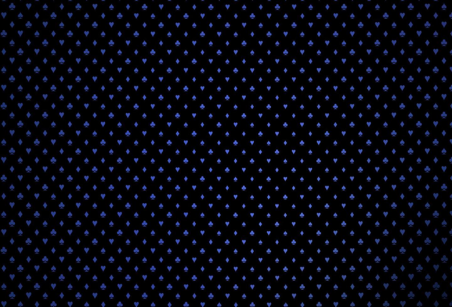 couverture vectorielle bleu foncé avec des symboles de pari. vecteur