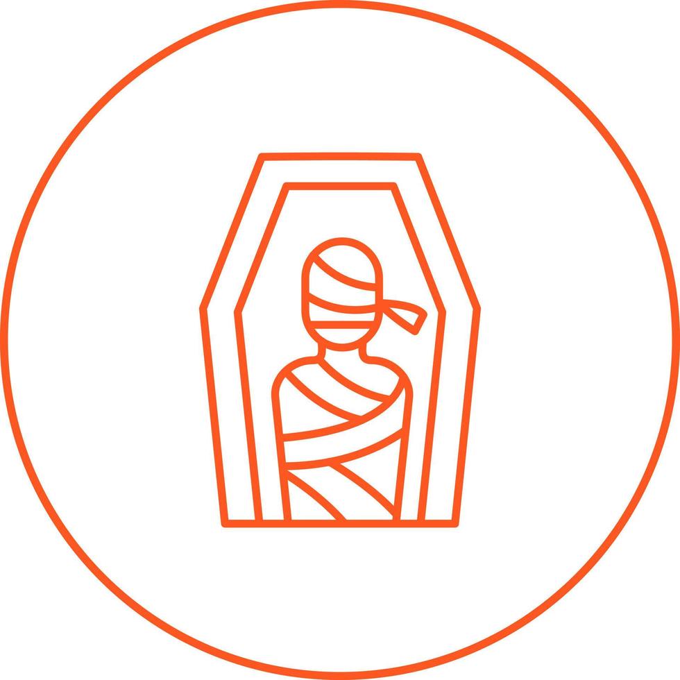 icône de vecteur de momie