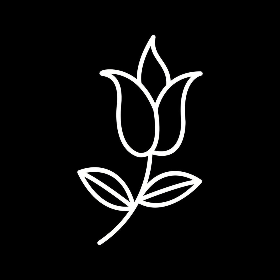 fleur avec icône de vecteur de feuilles