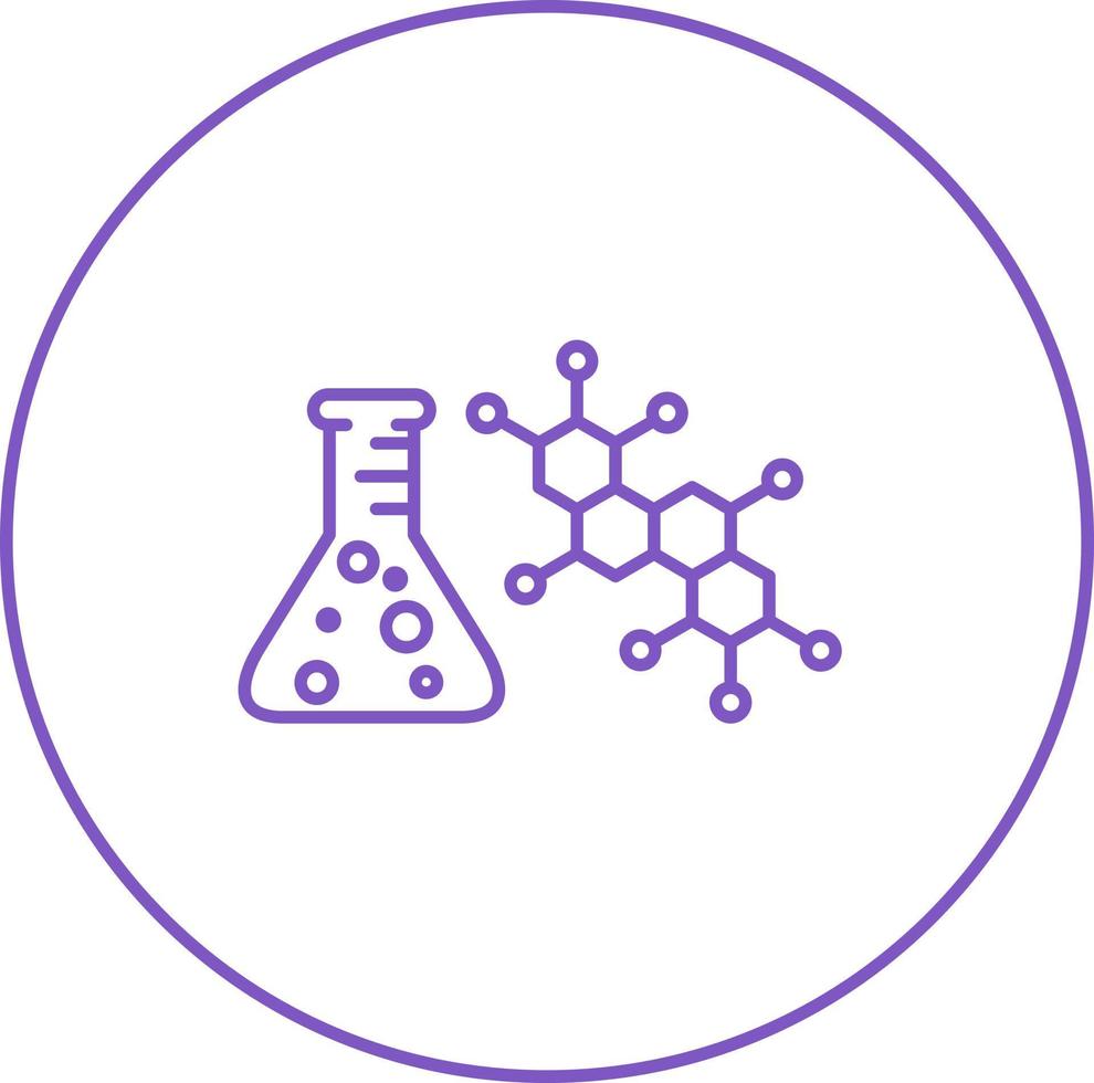 icône de vecteur de chimie