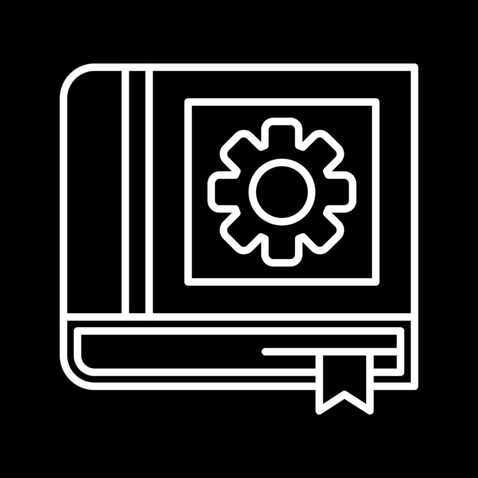 réglage de l'icône de vecteur de livre