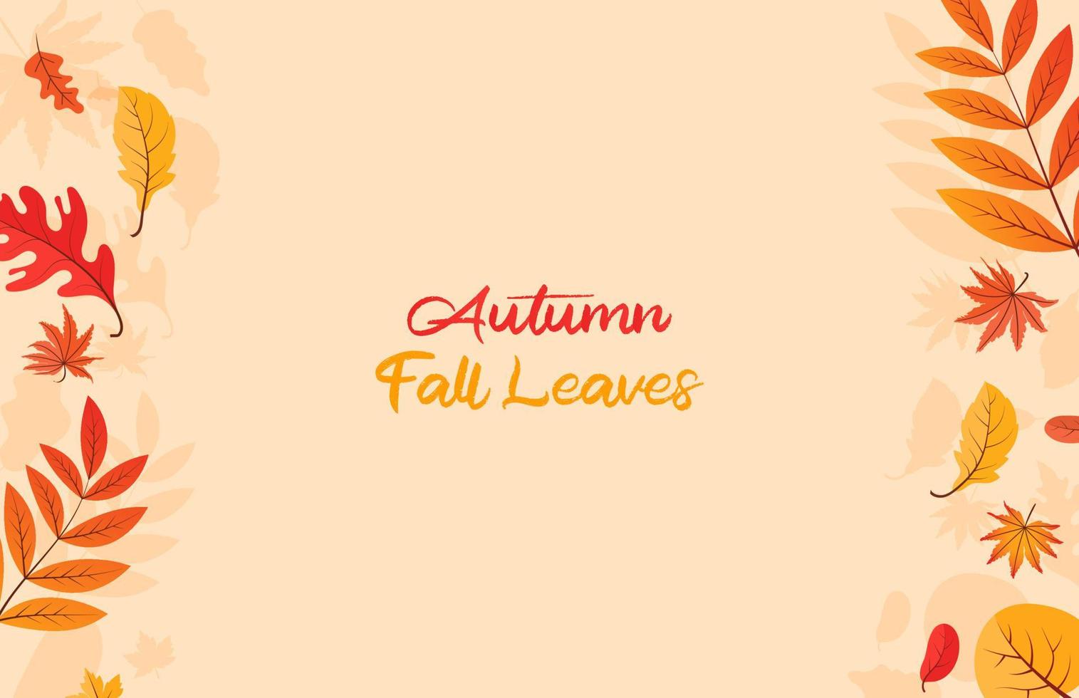 automne coloré feuilles d'automne illustration de fond floral avec feuille d'érable vecteur