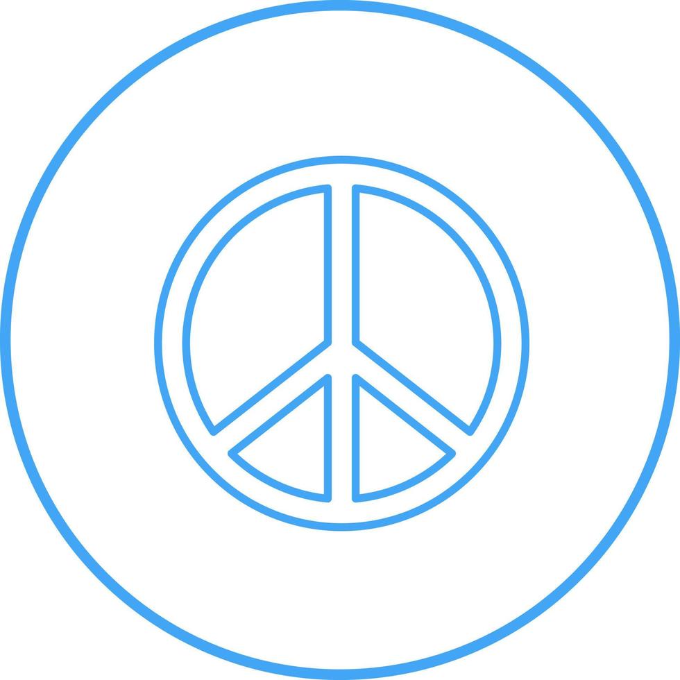 icône de vecteur de pacifisme