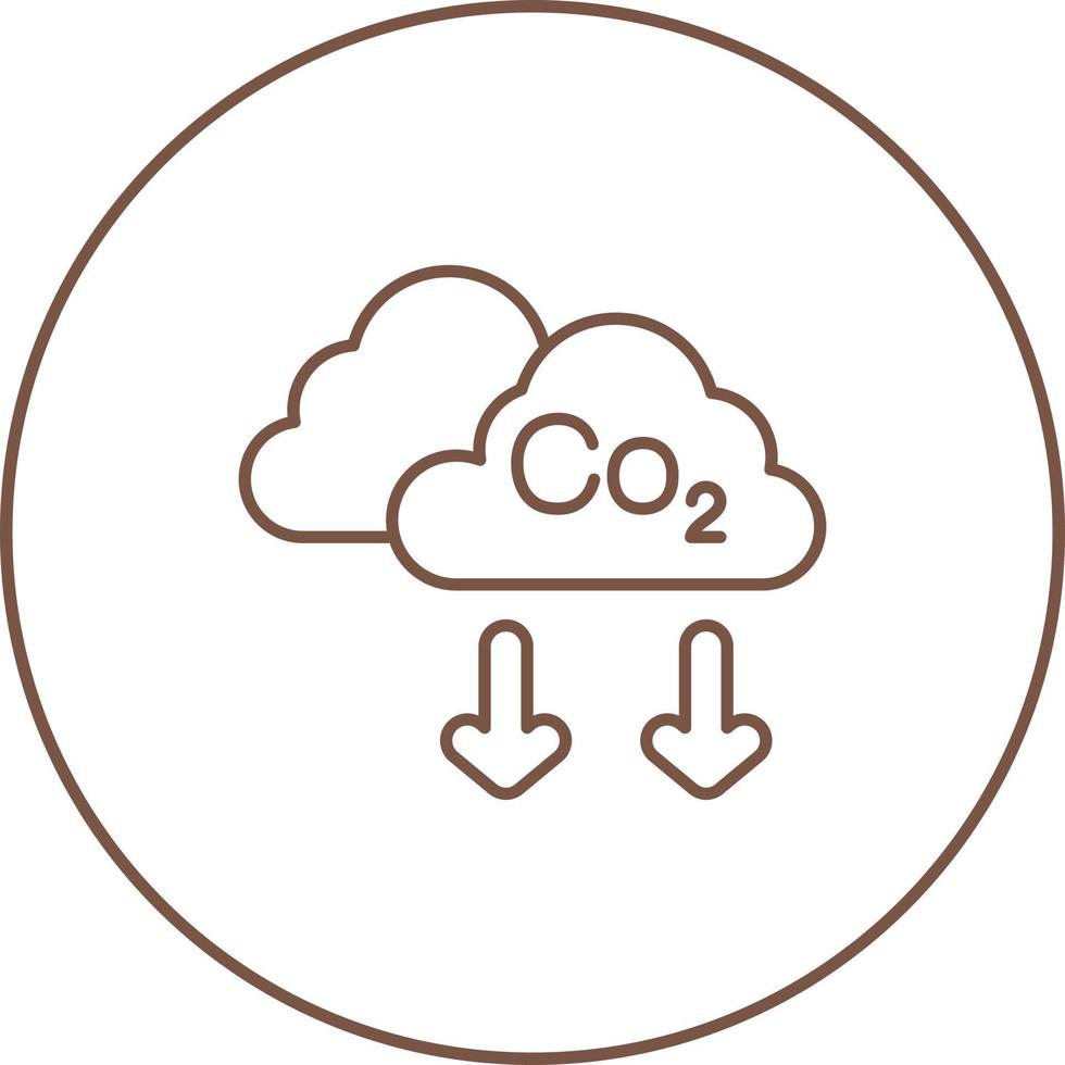 icône de vecteur de co2