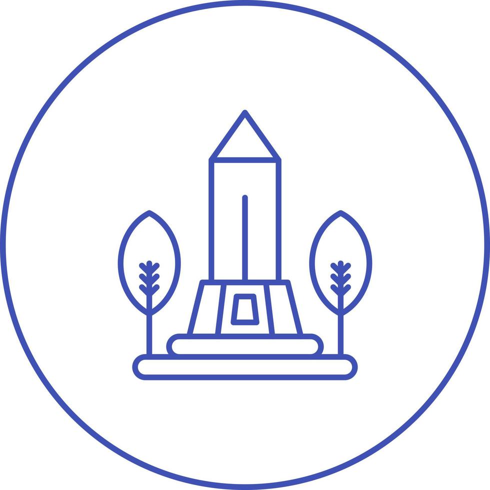 icône de vecteur de monument