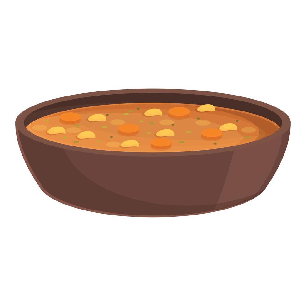 vecteur de dessin animé d'icône de soupe aux haricots. festival chinois