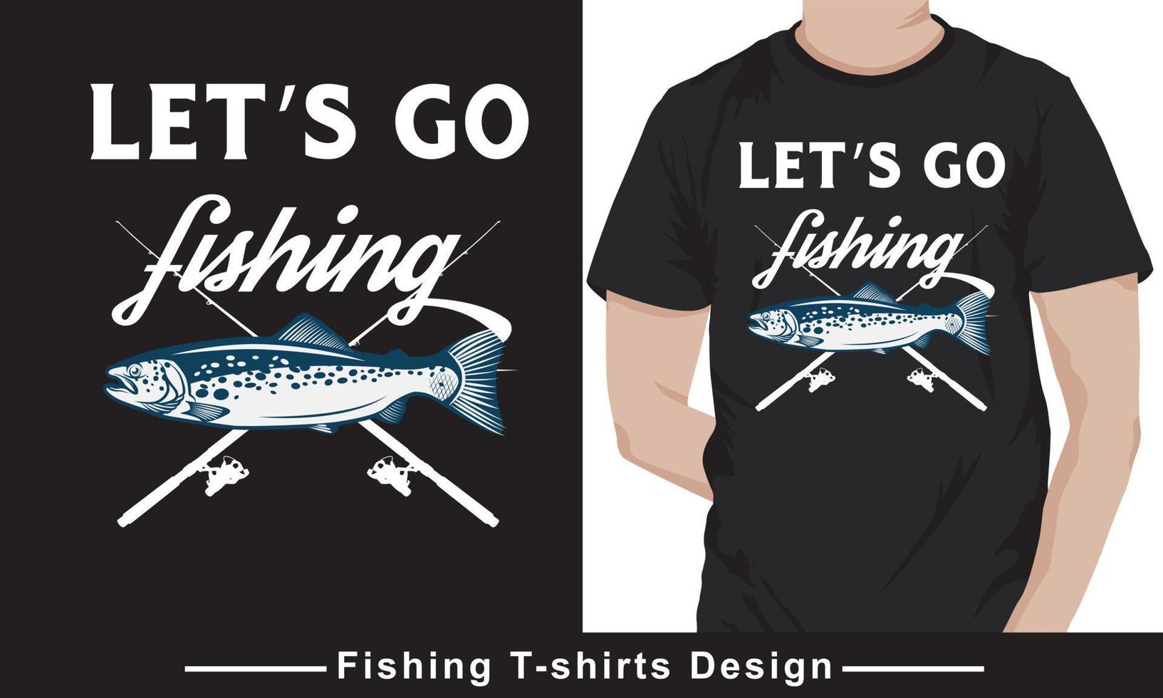 vecteur de pêche pour les modèles de conception de t-shirt ou d'affiche vecteur gratuit