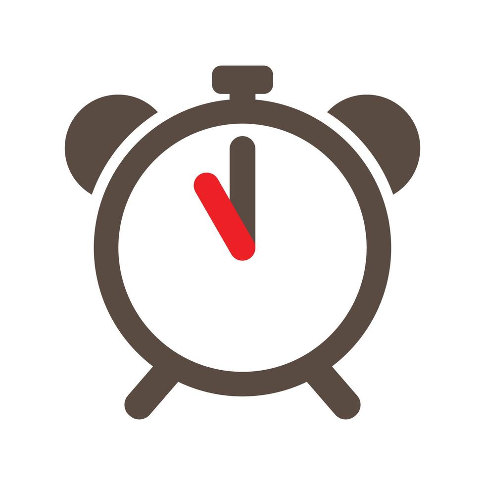 jeu d'icônes de minuterie d'horloge, icône d'alarme, illustration vectorielle. vecteur