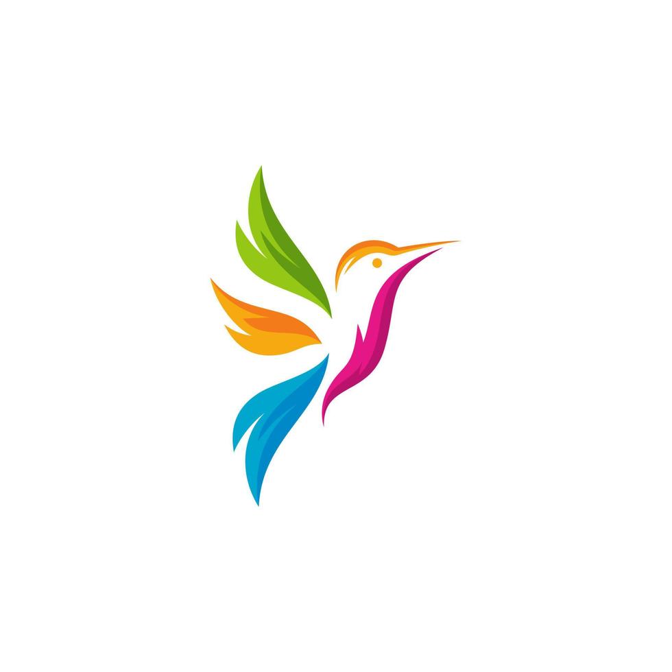 vecteur de logo colibri