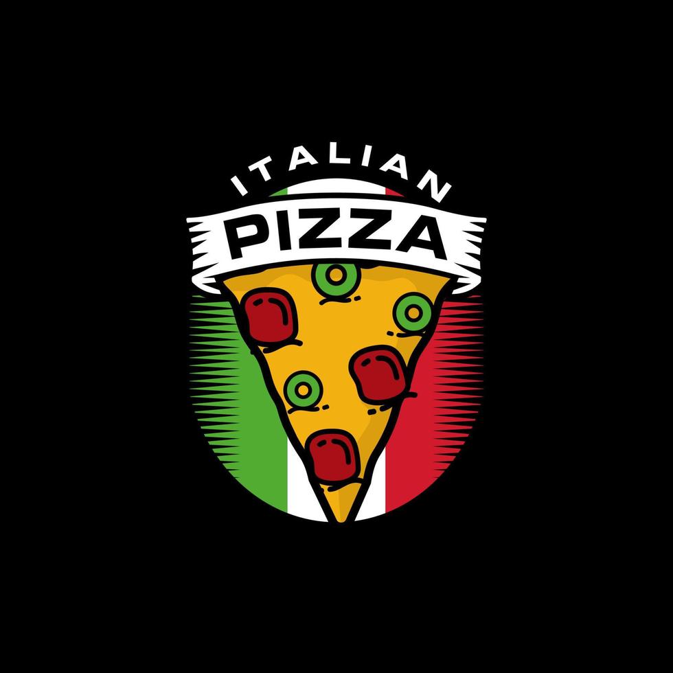 vecteur de logo de pizza