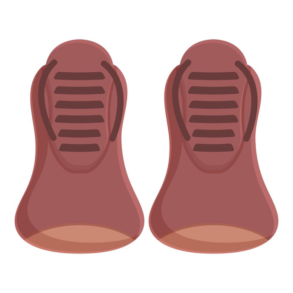 vecteur de dessin animé d'icône de chaussures de boxe. championne sportive