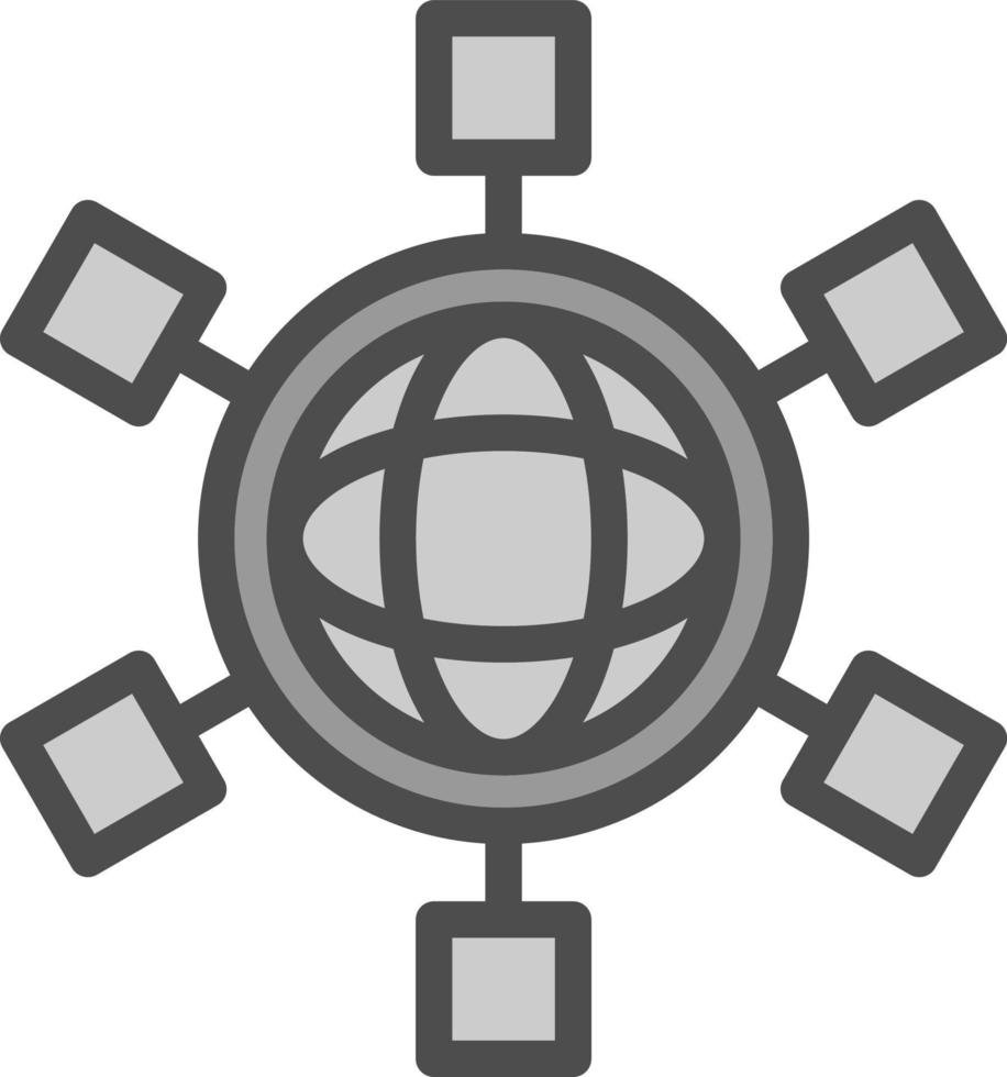 conception d'icônes vectorielles de réseaux sociaux vecteur