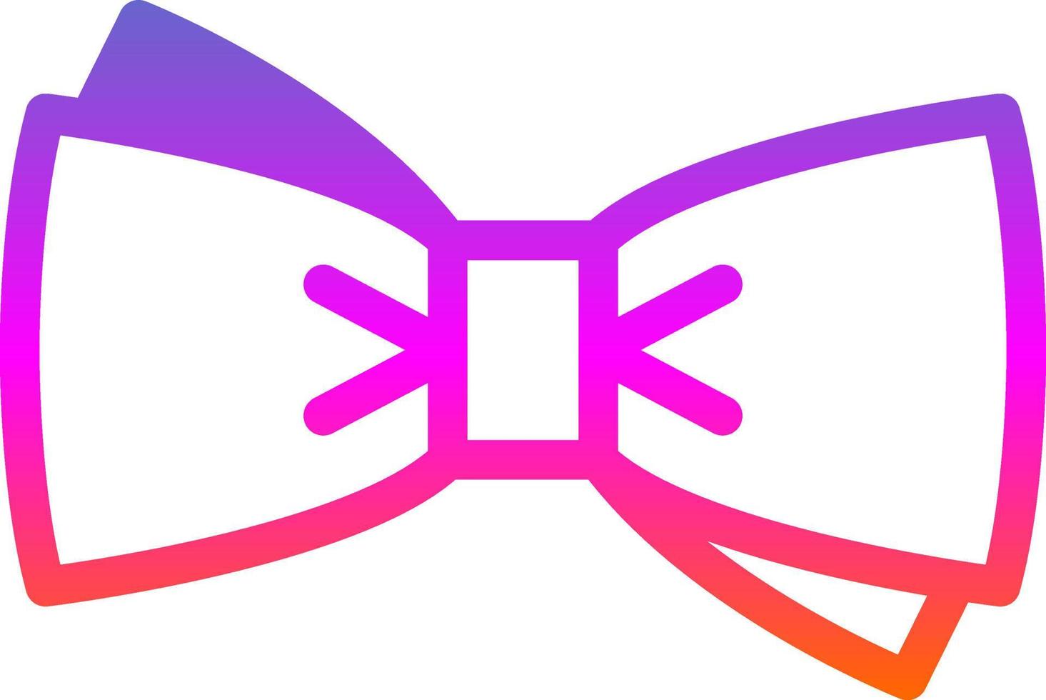 conception d'icône vecteur noeud papillon