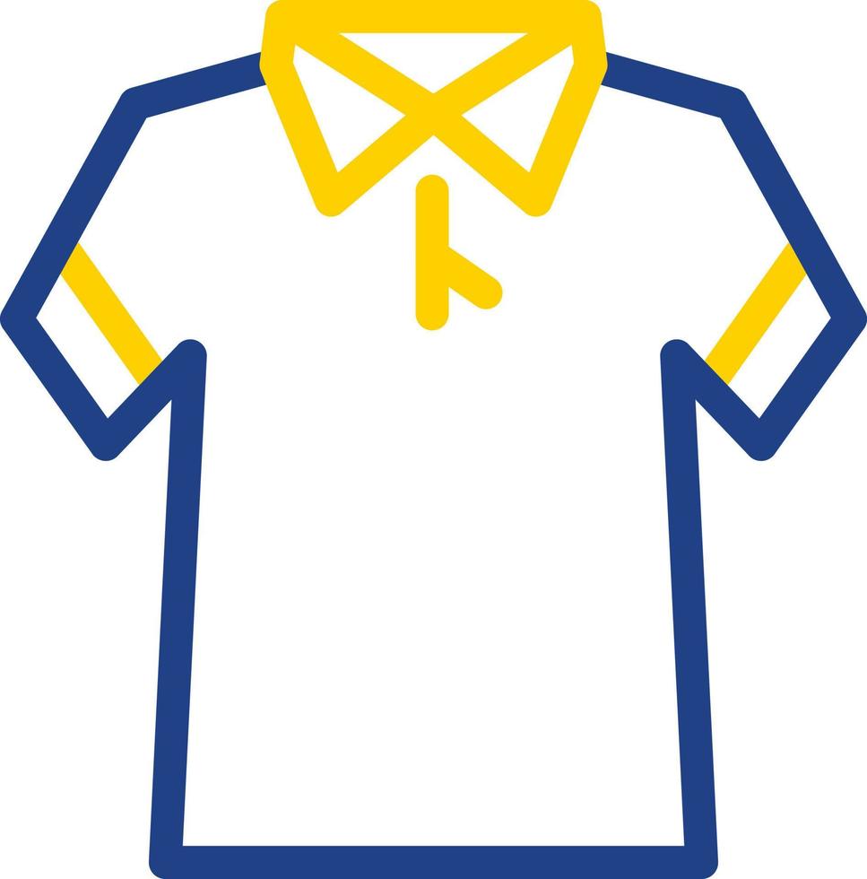 conception d'icône de vecteur de chemise de polo