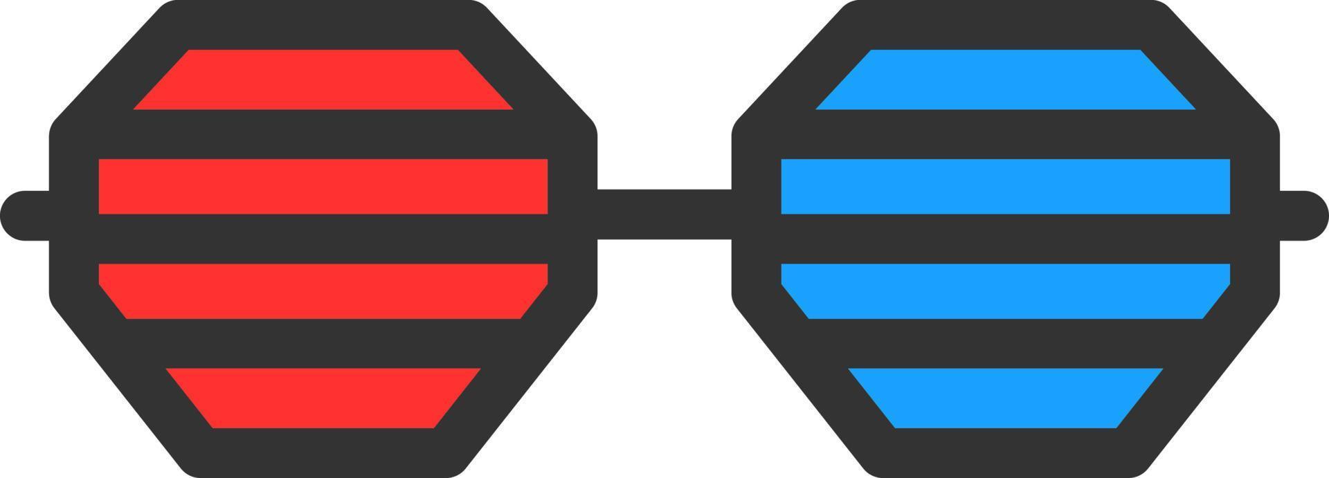 conception d'icône vectorielle de lunettes de fête vecteur