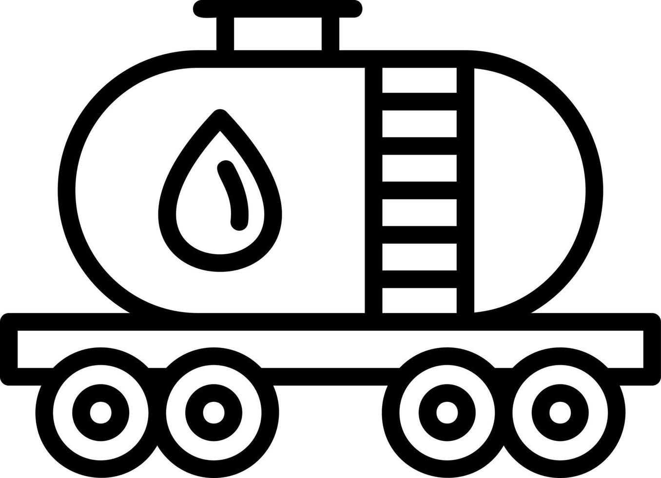 conception d'icône de vecteur de réservoir de carburant